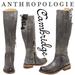 Anthropologie Shoes | Anthropologie Bed|Stu Women's Cambridge Motorcycle Boot In Black Driftwood | Color: Black/Gray | Size: 7.5