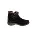 Khombu Ankle Boots: Black Shoes - Women's Size 6