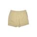 Lands' End Khaki Shorts: Tan Print Bottoms - Women's Size 18 - Stonewash