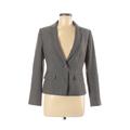 Ann Taylor Blazer Jacket: Short Gray Jackets & Outerwear - Women's Size 6