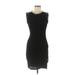 Sea New York Casual Dress - Bodycon: Black Solid Dresses - Women's Size 6