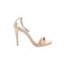 Steve Madden Heels: Ivory Print Shoes - Women's Size 7 1/2 - Open Toe