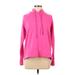 Danskin Pullover Hoodie: Pink Print Tops - Women's Size Medium