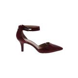 Style&Co Heels: Burgundy Jacquard Shoes - Women's Size 9