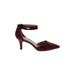 Style&Co Heels: Pumps Stiletto Cocktail Burgundy Print Shoes - Women's Size 9 - Pointed Toe