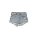 Divided by H&M Denim Shorts: Black Hearts Bottoms - Women's Size 40