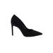 Schutz Heels: Pumps Stilleto Cocktail Party Black Solid Shoes - Women's Size 7 - Pointed Toe