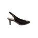 Life Stride Heels: Pumps Stiletto Classic Brown Shoes - Women's Size 7 1/2 - Round Toe