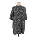 Old Navy Casual Dress - Shift Mock 3/4 sleeves: Black Dresses - New - Women's Size X-Large