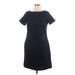 Boden Casual Dress - Sheath: Blue Solid Dresses - Women's Size 10