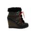 Jessica Simpson Boots: Winter Boots Wedge Boho Chic Black Shoes - Women's Size 8 - Round Toe