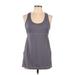 Lululemon Athletica Active Tank Top: Gray Activewear - Women's Size 10