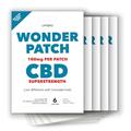 Lifebio CBD 100 Milligrams Wonder Patch: Potent UK Formulated for Pain, Stress, Sleep, Non-GMO, Discreet, for Athletes, Wellness - 30 Patches