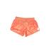 Nike Athletic Shorts: Orange Solid Activewear - Women's Size Medium