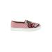Dirty Laundry Sneakers: Pink Color Block Shoes - Women's Size 8 - Almond Toe