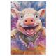 Puzzle for Adults Pig Jigsaw Puzzles for Adults 1000 Piece for Adults & Kids Age 12 Years Up Woodiness Puzzles Educational Game Challenge Toy （78×53cm）