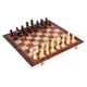 International Chess 3 in 1 Wooden Chess Backgammon Checkers Travel Games Chess Set Board Entertainment Folding Chess Game International Chess