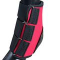 Red Hilason Western Horse Tack Leg Protection Deluxe Skid Boots Red