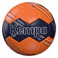 Kempa Leo Handball Training and Play Ball, Heavy Duty, Non-Slip, Comfortable Ball Feel, with and without Resin, Suitable for All Ages, Navy/Fluo Orange