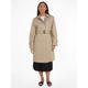 Trenchcoat TOMMY HILFIGER "COTTON SB BELTED COAT" Gr. 42, beige Damen Mäntel Übergangsmäntel