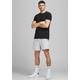 Sweatshorts JACK & JONES "AIR SWEAT SHORTS" Gr. XXL, N-Gr, grau (hellgrau, meliert) Herren Hosen Shorts