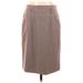 Antonio Melani Casual Skirt: Brown Bottoms - Women's Size 4