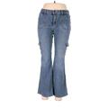 Arizona Jean Company Jeans - High Rise: Blue Bottoms - Women's Size 16 Plus - Medium Wash