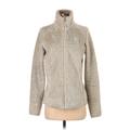 The North Face Fleece Jacket: Below Hip Gray Solid Jackets & Outerwear - Women's Size Small