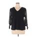 CeCe 3/4 Sleeve Blouse: Black Tops - Women's Size X-Large