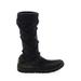 Ugg Australia Boots: Black Print Shoes - Women's Size 8 - Round Toe