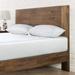 Wood Platform Bed Frame with Headboard / Mattress Foundation with Wooden Slat Support / No Box Spring Needed / Easy Assembly