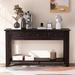 55''Modern Console Table Sofa Table for Living Room with 3 Drawers and 1 Shelf