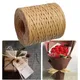 200m Natural Straw Raffia Paper Rope Gift Wrapping Crafts Ribbon Roll Party Supplies Cake Packing