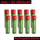 AAA Battery 1.5V Rechargeable AAA Battery 8800mAh AAA 1.5V New Alkaline Rechargeable Battery for Led