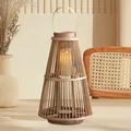 Candle Holder Lantern Decor Hand Woven Hanging Handcraft for Desktop Home Garden