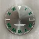 S Dial 28.5mm Roman Numeral 12 O'clock 9 O'clock Position Green Luminous Suitable NH35/36 Movement