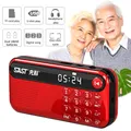 Ricevitore Mini Radio FM portatile altoparlante potente integrato con Display a LED in tempo scheda USB/TF lettore musicale memoria di spegnimento