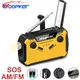 Woopker-Radio E09 AM/FM USB AA 24.com lampe aste SOS alarme d'urgence lampe de poche