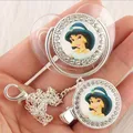 Mickey Minnie Mouse Dumbo Bambi BlingBling New Transparent Pacifier with Clip prendedor de chupeta