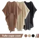 Women Summer Fashion Poncho Tops Asymmetric Tulle Cape Chic Coat Tops Lady Elegant Jackets Casual