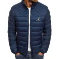 Doudoune rembourrée coupe-vent en coton pour hommes veste chaude mince sports de loisirs mode de