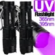 Lampe de poche LED UV portable ultra verre lumière noire 395 nm 365nm torches ultraviolettes