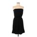 Old Navy Casual Dress - Mini Strapless Sleeveless: Black Solid Dresses - Women's Size Medium