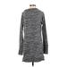 Athleta Casual Dress - Sweater Dress: Gray Marled Dresses - Women's Size X-Small