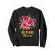 80 Jahre gesegnete süße Rosenblume, 80 Jahre alt, 80. Geburtstag Sweatshirt