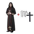 Vampir Pastor Cosplay Kostüm Maskerade Erwachsene Herren Cosplay Halloween Karneval Performance Halloween Halloween Karneval Maskerade einfache Halloween-Kostüme Karneval