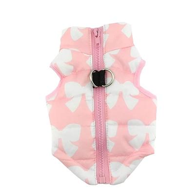 Hunde Katzen Mäntel Jacke Süßer Stil Brautkleider schlicht Winter Warm Atmungsaktiv Weich Waschbar Komfortabel Outdoor Casual Hundebekleidung for Bichon Frise Spitz kleines Haustier Schmetterling