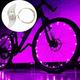 Mehrfarbige Fahrrad-Rad-Lichtleiste, Mountainbike-Rahmendekoration, MTB-Vorder- und Rückleuchte, Nachtfahrten, Fahrradspeichenlichter