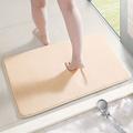 Deep Gray Bath Mat,Memory Foam Bathroom Rugs Modern Bathroom Rug Indoor Carpet Non-Slip Absorbent Bathtub Mat, For Home Shower Room Decor