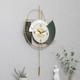 Wall Clock Modern Large Wall Clocks for Home Decor Silent Non-Ticking Big Pendulum Wall Clock for Living Room Battery Operated Gold Decorative Wall Clock for Bedroom Office Kitchen Wall Decor Metal